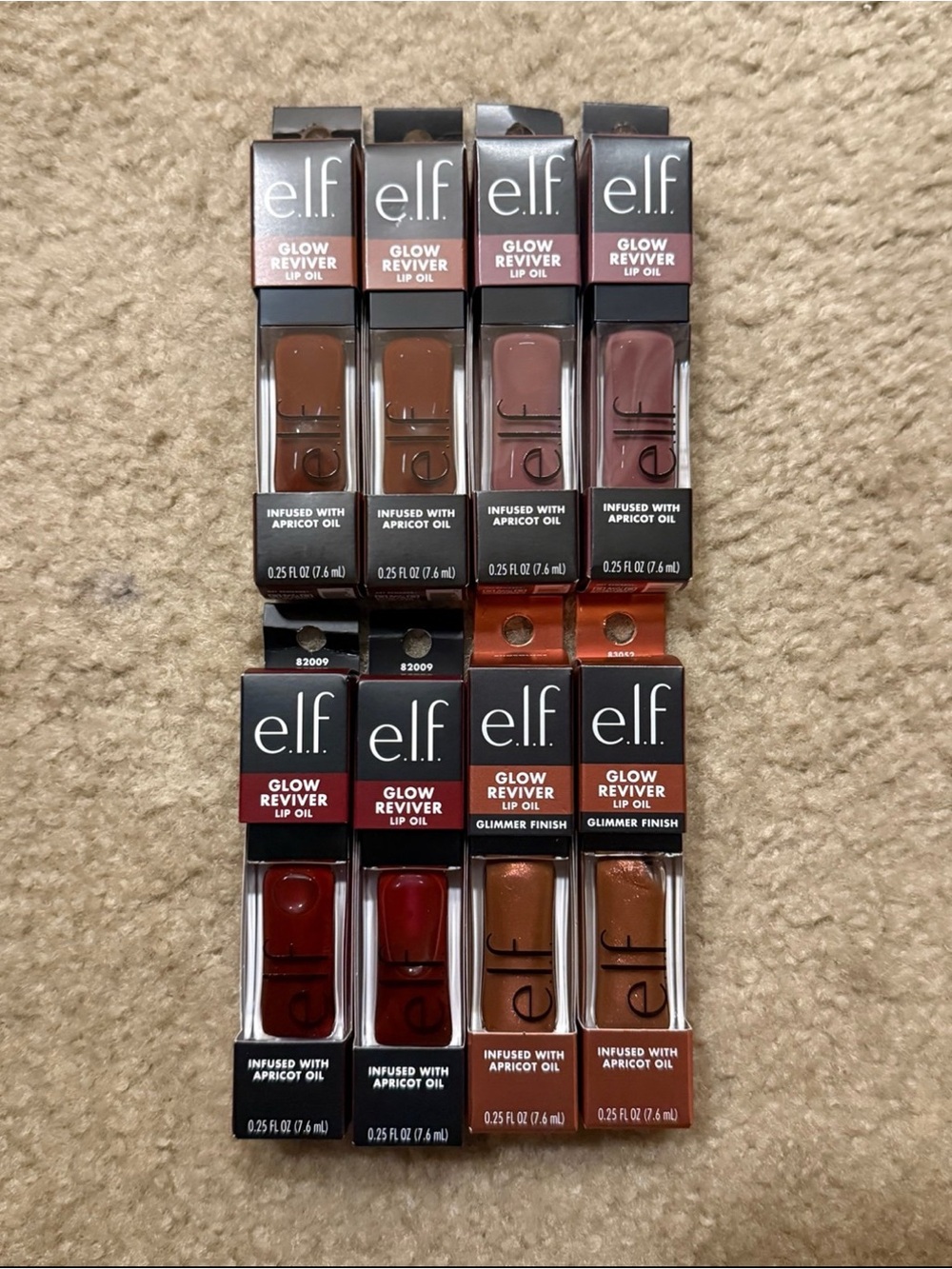Elf Glow Reviver Lip Oil (Bundle of 8)